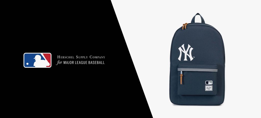 mlb logo backpack