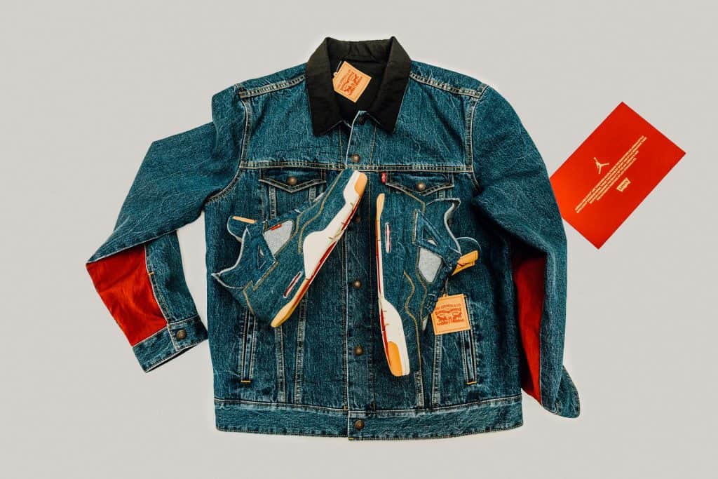 JORDAN BRAND AND LEVI'S COLLABORATE ON NEW SNEAKER AND TRUCKER JACKET - MR  Magazine