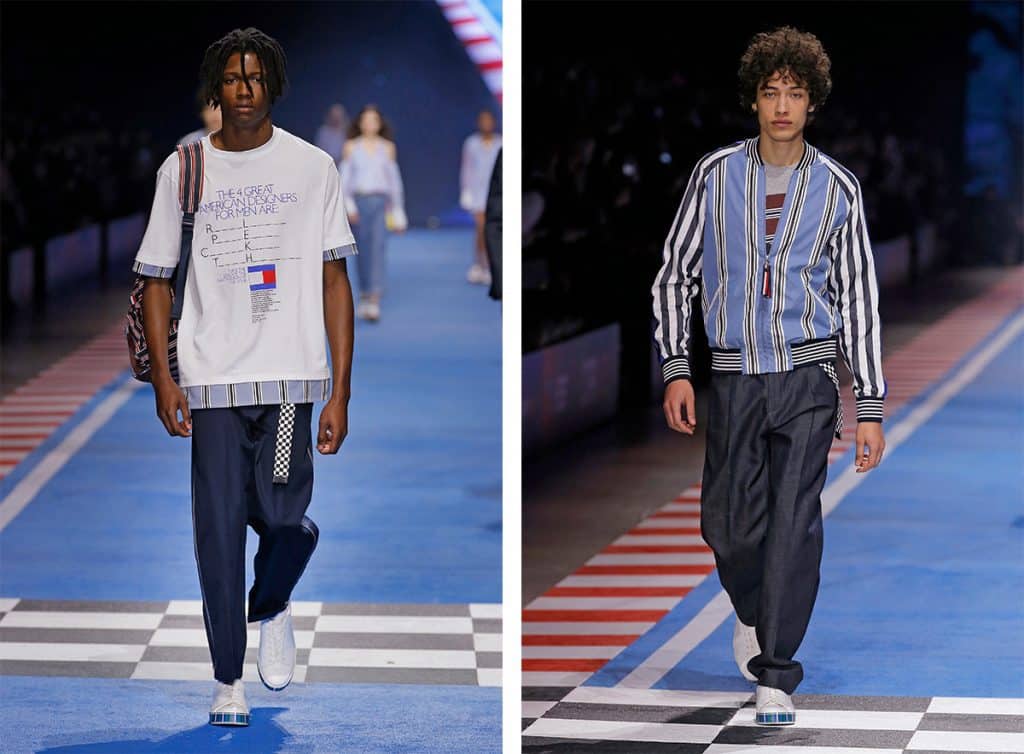 TOMMY HILFIGER GOES RACING FOR HIS SPRING 