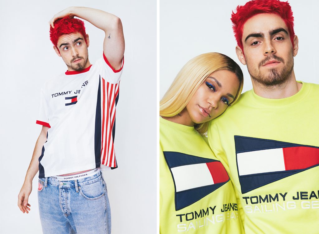 tommy jeans neon