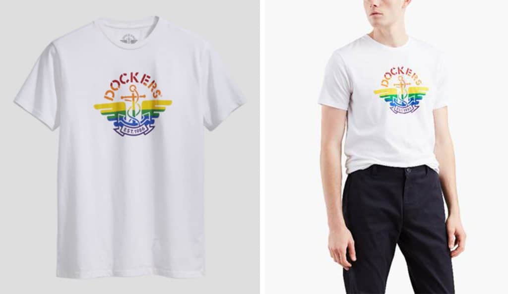 DOCKERS TO RELEASE PRIDE 2018 T-SHIRT - MR Magazine