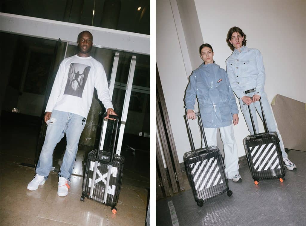 OFF-WHITE DEBUTS RIMOWA COLLAB IN PARIS