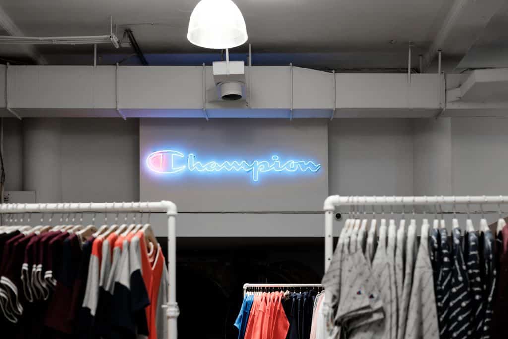 champion clothing retailers