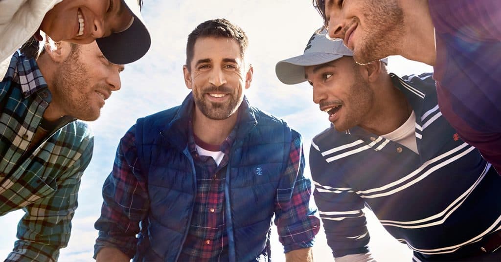 Snl S Colin Jost Quarterback Aaron Rodgers Stars In New Izod Campaign