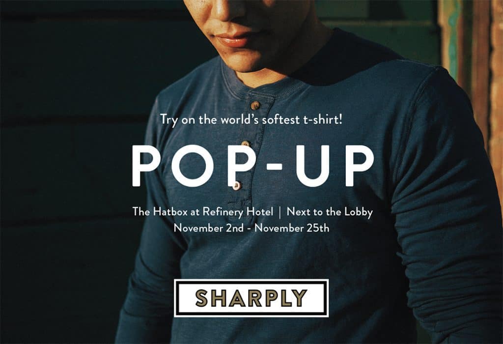 Sharply NYC pop-up